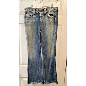 VTG Guess Jeans Women's 81 Foxy Flare Leg 5-Pocket Stretch Denim 31 X 32, Y2K